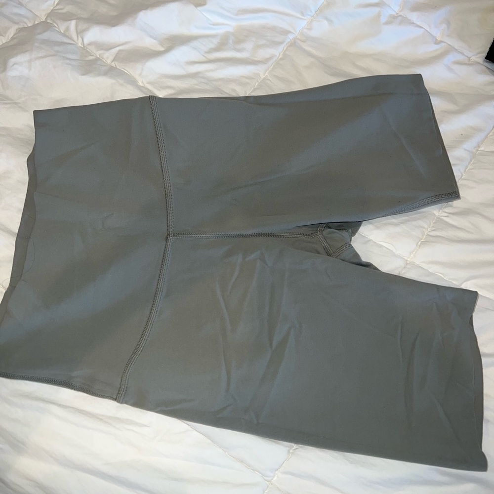 Light green biker shorts